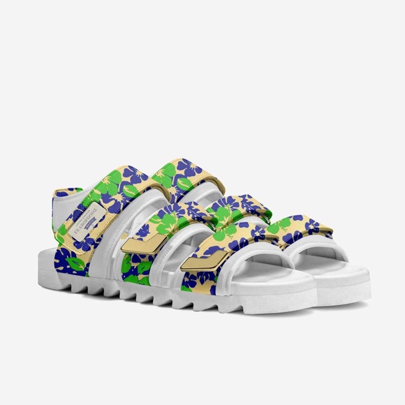 FEAROFGODZ TRIPLE STRIPES LUXURY SANDAL By Chukumela main image 5